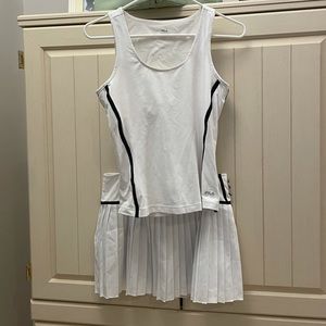 Women’s white tennis set, size S